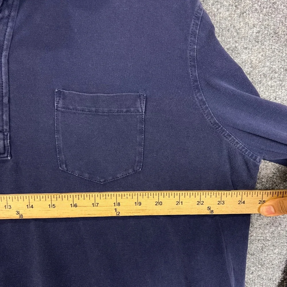 Polo Ralph Lauren Polo Shirt Mens XXL Navy Blue Excellent Featherweight Mesh